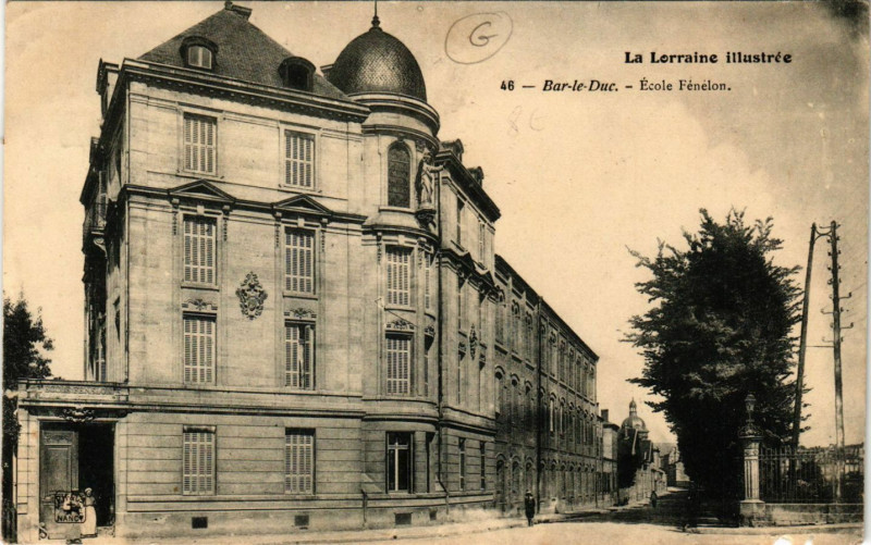 Carte postale ancienne Bar-le-Duc - Ecole Fenelon à Bar-le-Duc