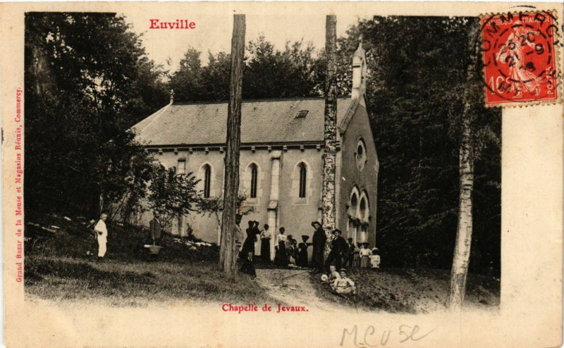 Carte postale ancienne Euville - Chapelle de Jevaux à Euville