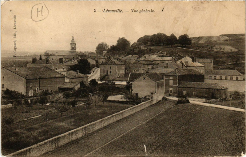 Carte postale ancienne Lérouville - Vue générale à Lérouville