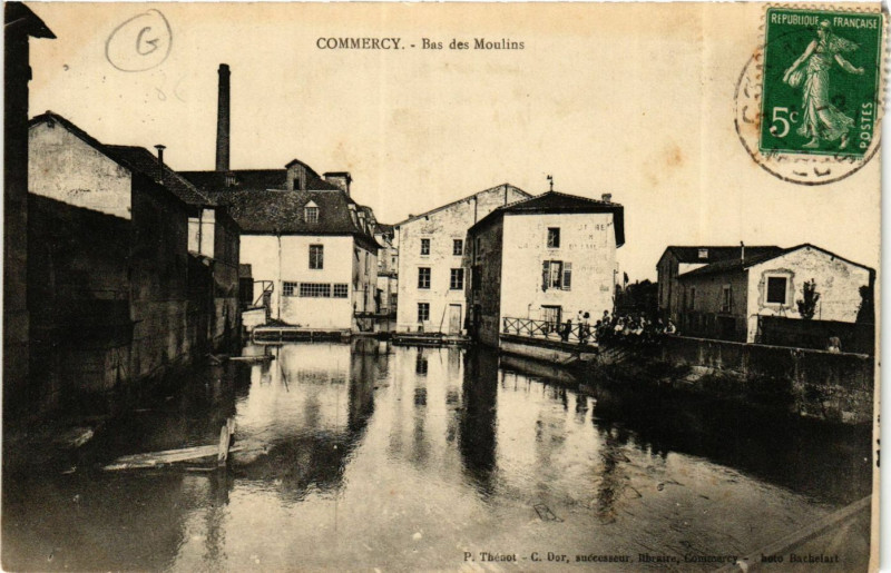 Carte postale ancienne Commercy - Bas des Moulins à Commercy