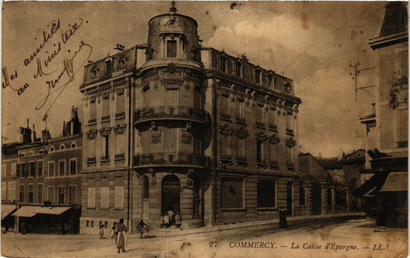 Carte postale ancienne Commercy - La Caisse d'Epargne à Commercy