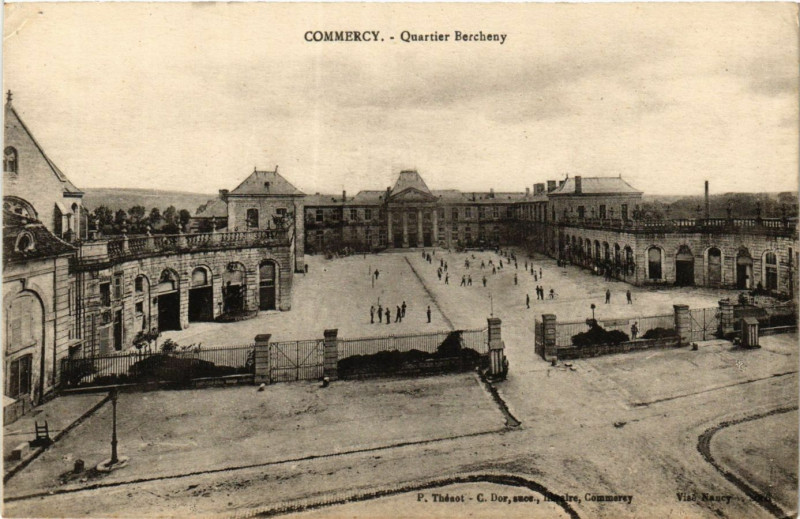 Carte postale ancienne Commercy - Quartier Bercheny à Commercy