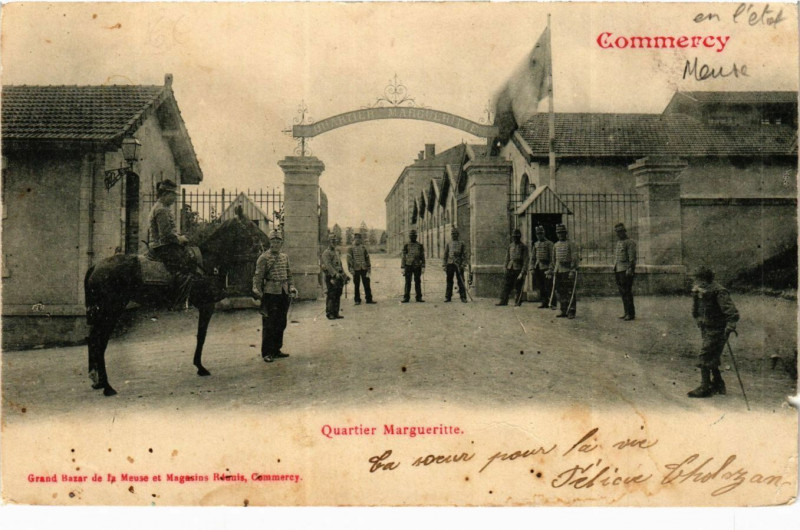 Carte postale ancienne Commercy - Quartier Margueritte à Commercy