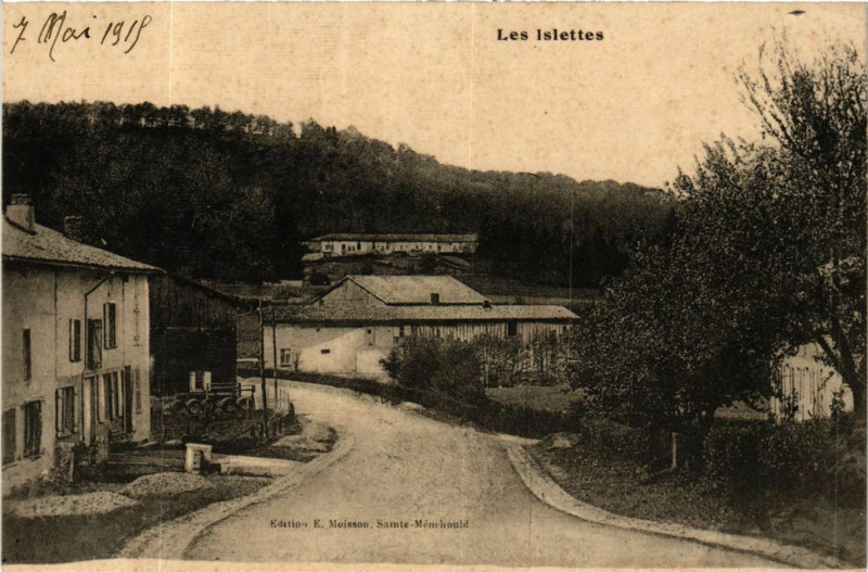 Carte postale ancienne Les Islettes aux Islettes