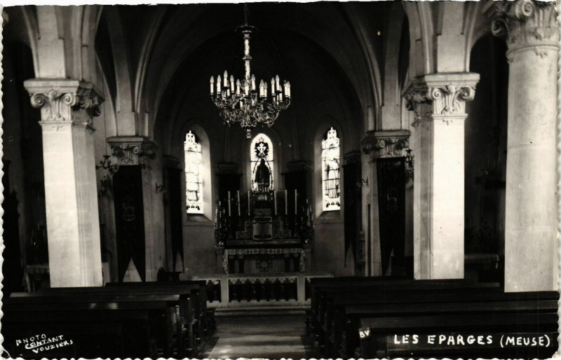 Carte postale ancienne Les Eparges aux Éparges