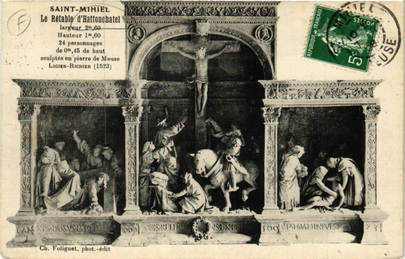 Carte postale ancienne Saint-Mihiel - Le Rétable d'Hattonchatel ... à Saint-Mihiel