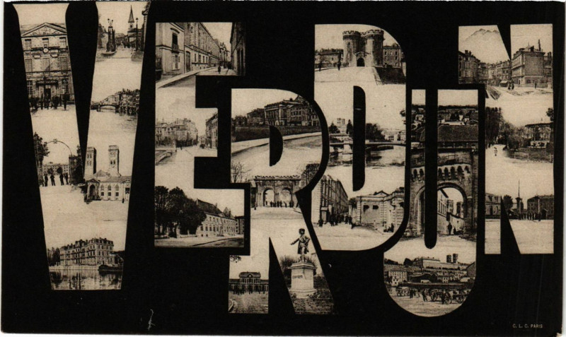 Carte postale ancienne Verdun à Verdun