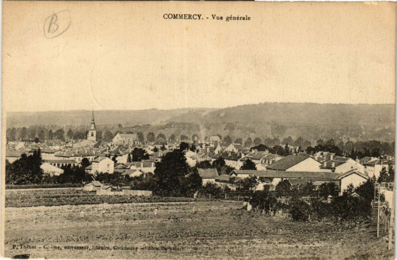 Carte postale ancienne Commercy - Vue générale à Commercy