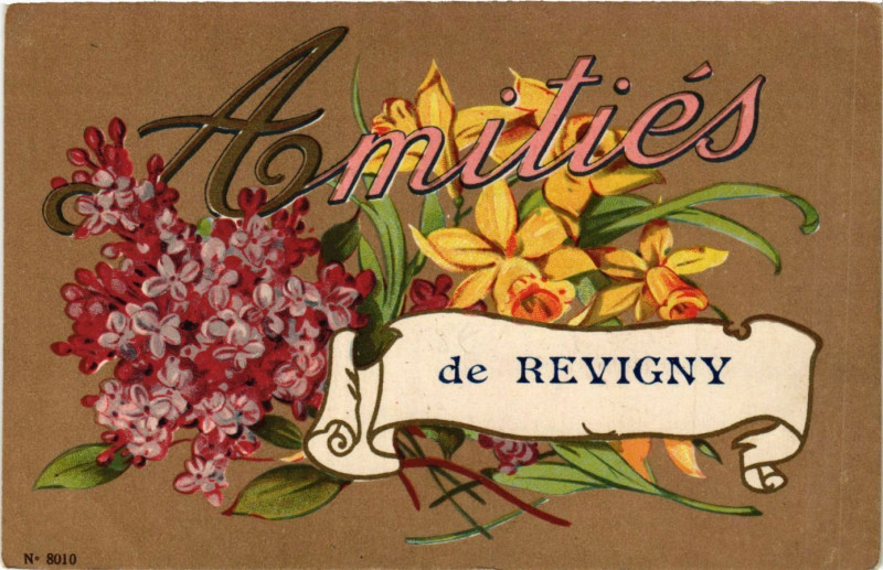 Carte postale ancienne Amitiés de Revigny