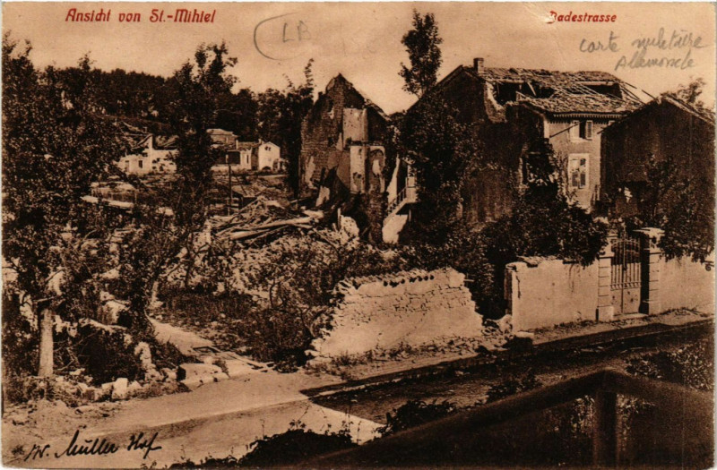 Carte postale ancienne Ansicht von Saint-Mihiel -Radestrasse à Saint-Mihiel