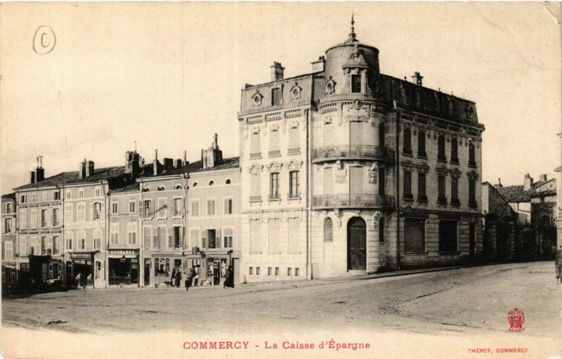 Carte postale ancienne Commercy - La Caisse d'Epargne à Commercy