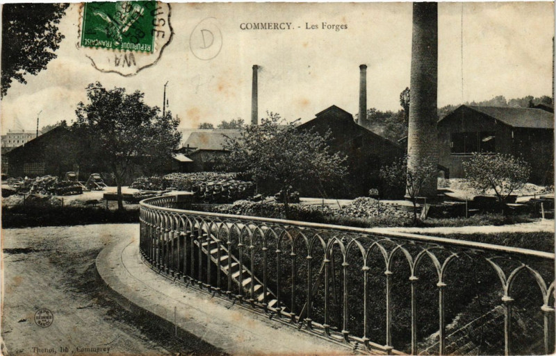Carte postale ancienne Commercy - Les Forges à Commercy