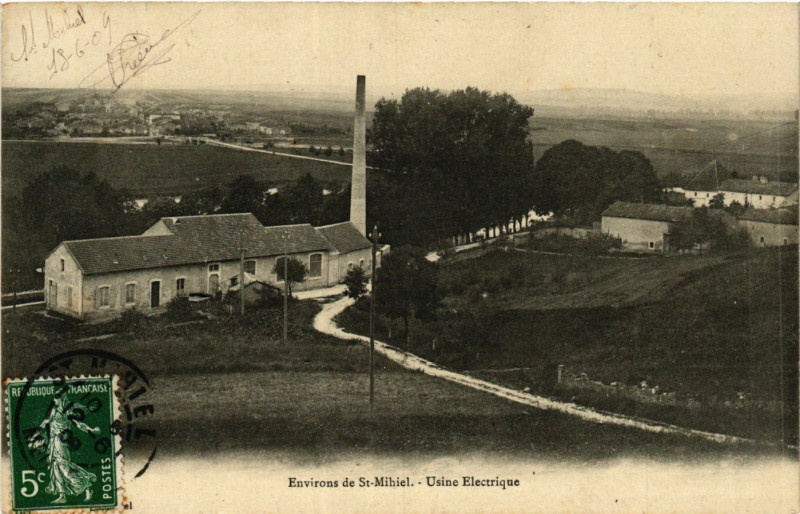 Carte postale ancienne Environs de Saint-Mihiel - Usine Electrique Saint-Mihiel à Saint-Mihiel