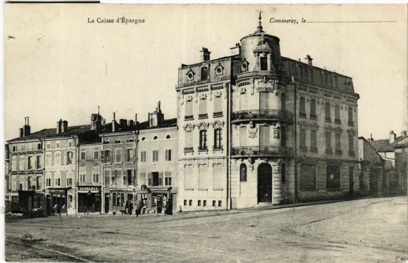 Carte postale ancienne La Caisse d'Epargne -  Commercy, le ... à Commercy