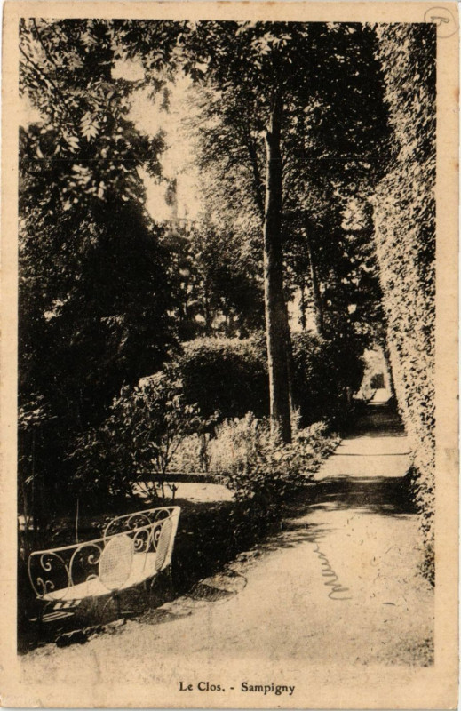 Carte postale ancienne Le Clos Sampigny à Sampigny