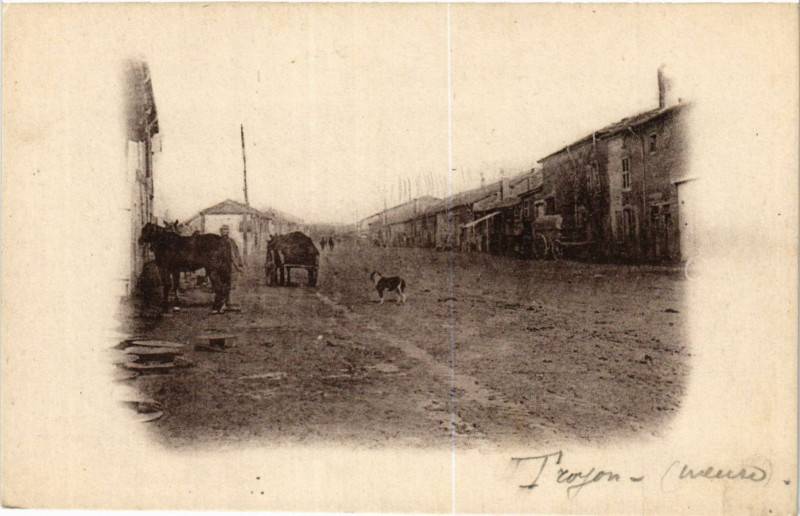 Carte postale ancienne Troyon à Troyon