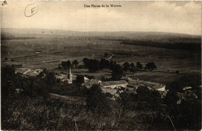 Carte postale ancienne Une Plaine de la Woévre