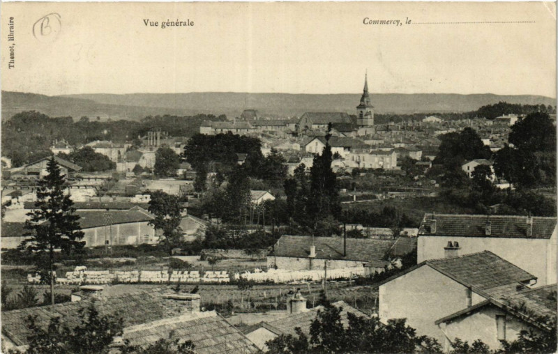 Carte postale ancienne Vue générale - Commercy , le ... à Commercy