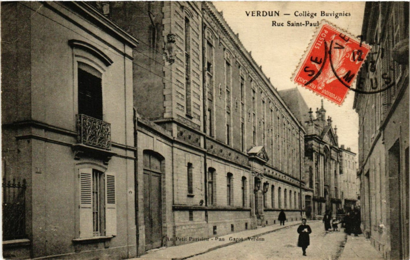 Carte postale ancienne Verdun - College Buvignies à Verdun