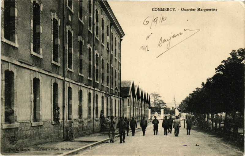Carte postale ancienne Commercy - Quartier Marguerittre à Commercy