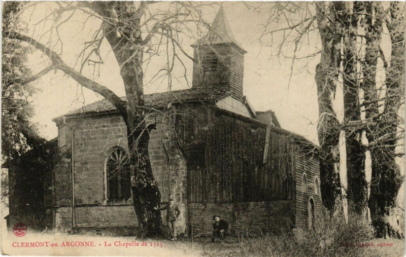 Carte postale ancienne Clermont en Argonne - Le Chapelle à Clermont-en-Argonne