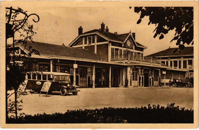 Carte postale ancienne Verdun Gare de l'Est à Verdun