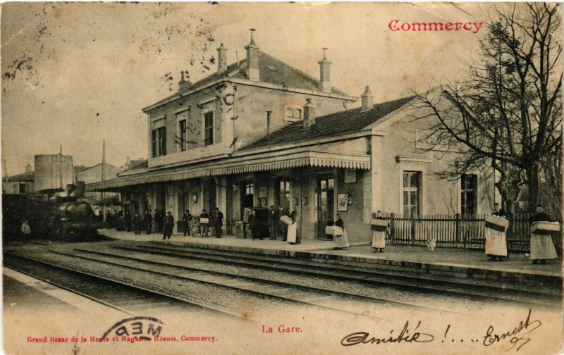 Carte postale ancienne Commercy La Gare à Commercy