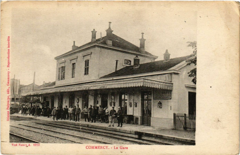 Carte postale ancienne Commercy - La Gare à Commercy
