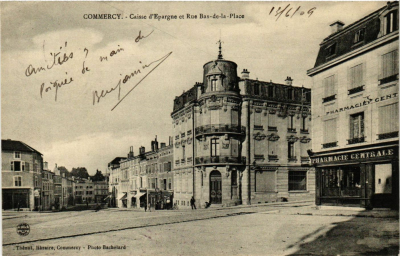 Carte postale ancienne Commercy - Caisse d'Epargne à Commercy