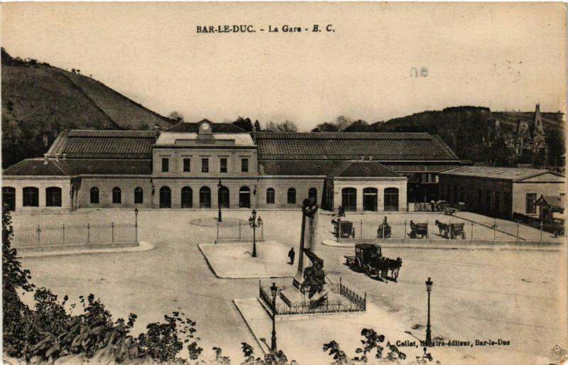 Carte postale ancienne Bar-le-Duc - La Gare à Bar-le-Duc