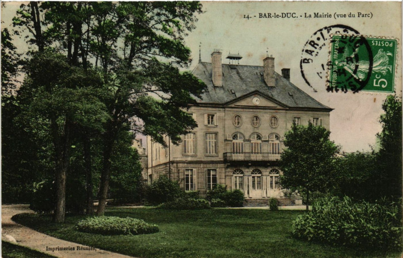 Carte postale ancienne Bar le Duc - La Mairie à Bar-le-Duc
