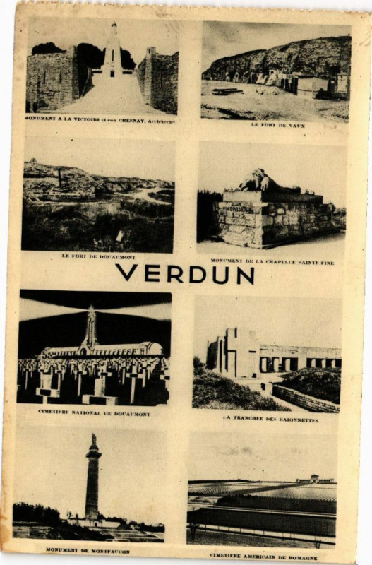 Carte postale ancienne Verdun à Verdun