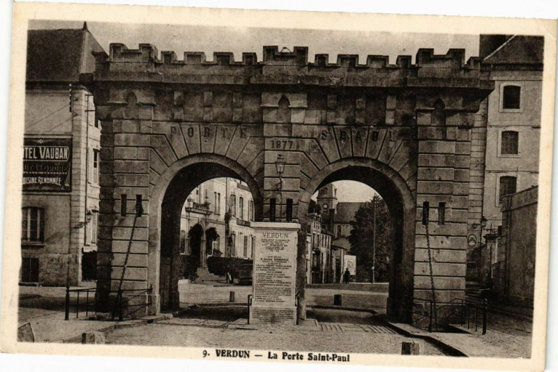 Carte postale ancienne Verdun - La Porte Saint-Paul à Verdun