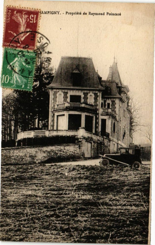 Carte postale ancienne Sampigny - Le Clos - Propiété de Raymond Poincaré à Sampigny