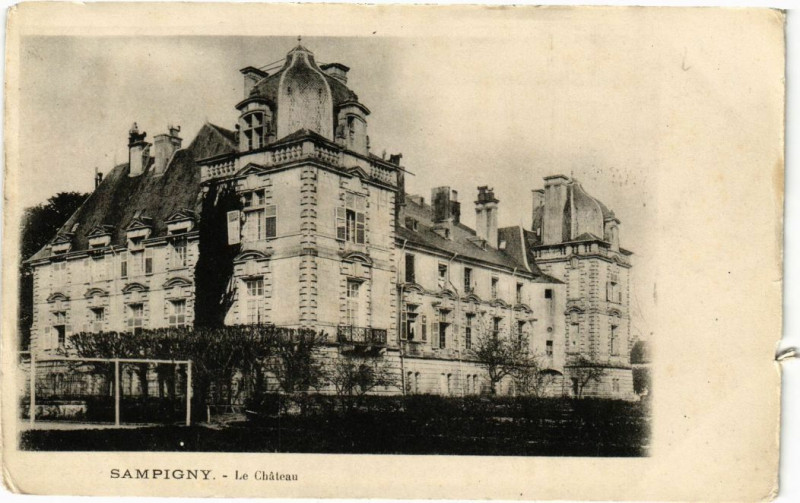 Carte postale ancienne Sampigny - Le Chateau à Sampigny