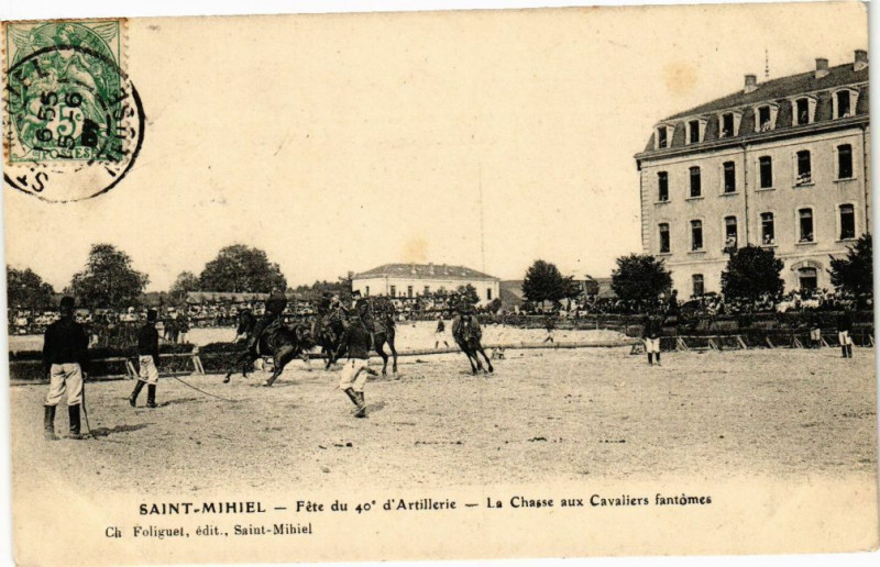 Carte postale ancienne Saint-Mihiel - Féte du 40 d'Artillerie à Saint-Mihiel