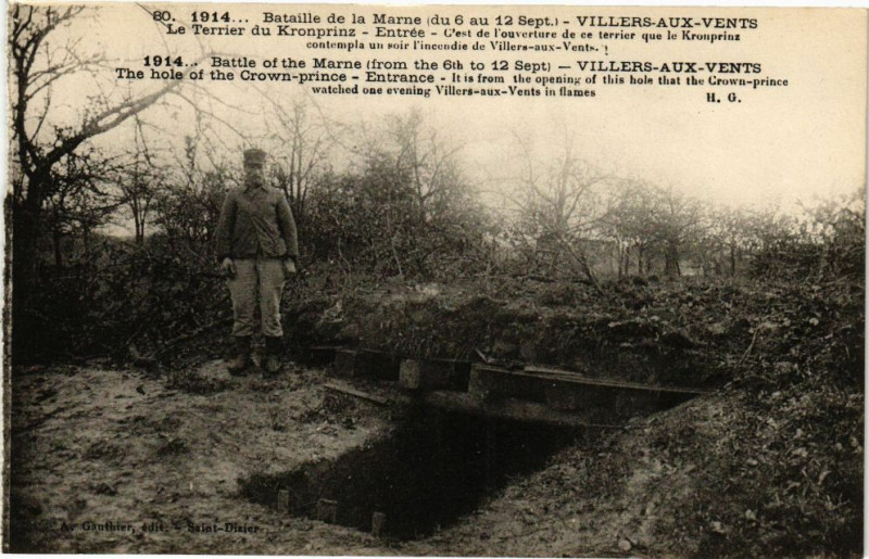 Carte postale ancienne Viellers-aux-Vents