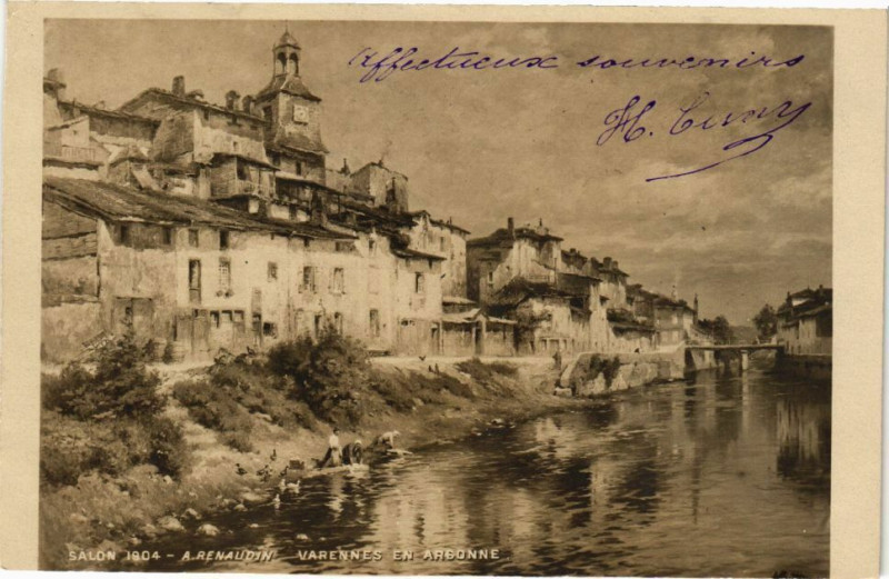 Carte postale ancienne Varennes-en-Argonne - Salon 1904 à Varennes-en-Argonne