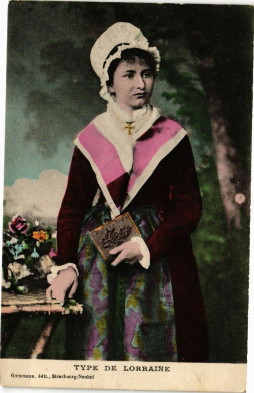Carte postale ancienne Type de Lorraine