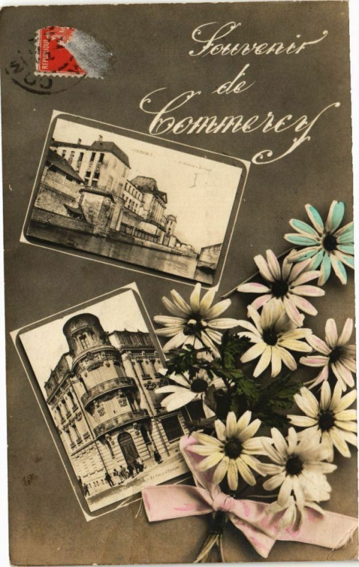 Carte postale ancienne Souvenir de Commercy à Commercy