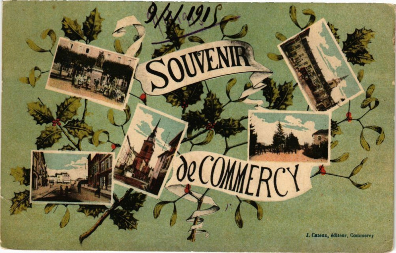 Carte postale ancienne Souvenir de Commercy à Commercy