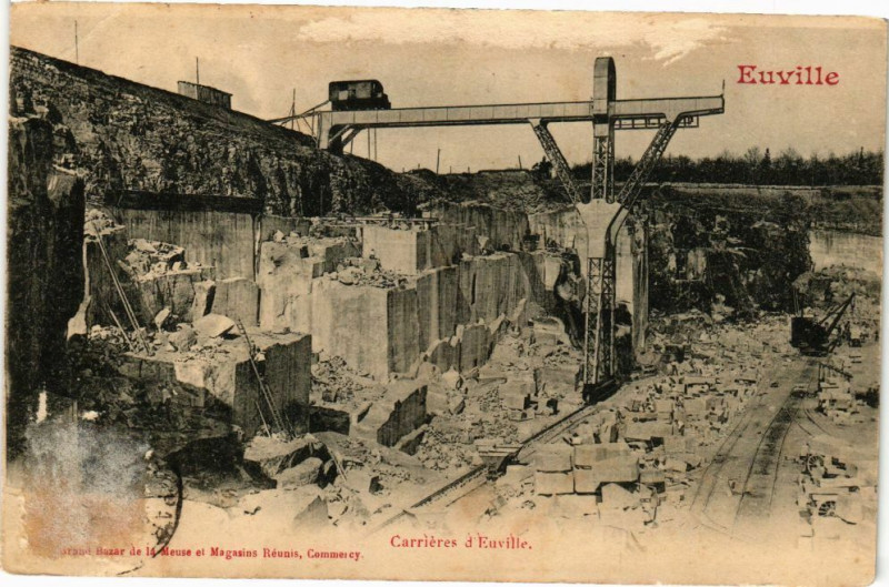 Carte postale ancienne Euville-Carriéres d'Euville à Euville