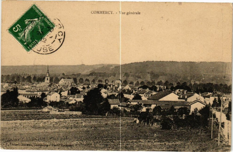 Carte postale ancienne Commercy-Vue générale à Commercy