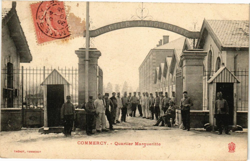 Carte postale ancienne Commercy-Quartier Margueritte à Commercy