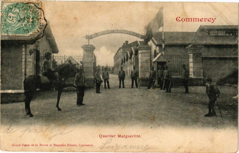 Carte postale ancienne Commercy-Quartier Margueritte à Commercy