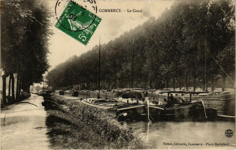 Carte postale ancienne Commercy-Le Canal à Commercy