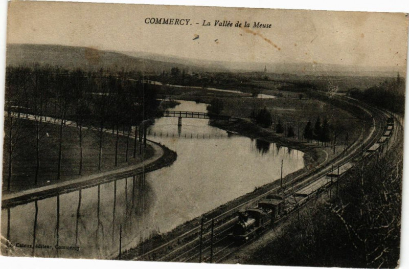 Carte postale ancienne Commercy-La Vallée de la Meuse à Commercy