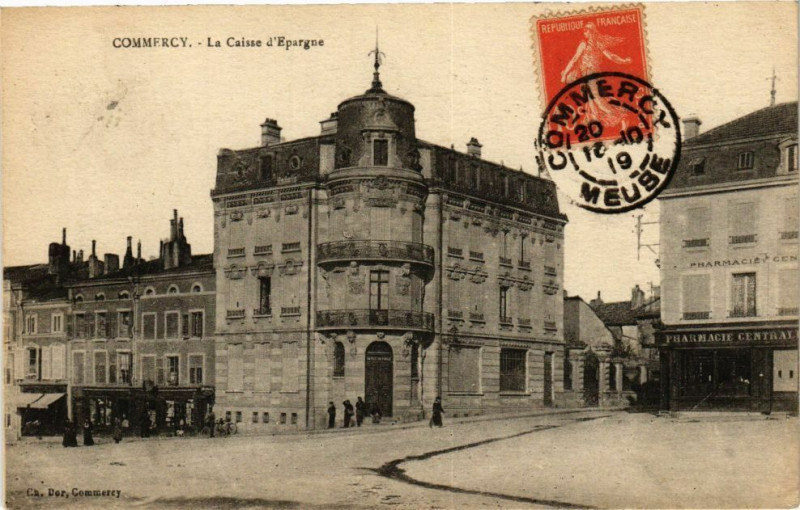 Carte postale ancienne Commercy-La Caisse d'Epargne à Commercy