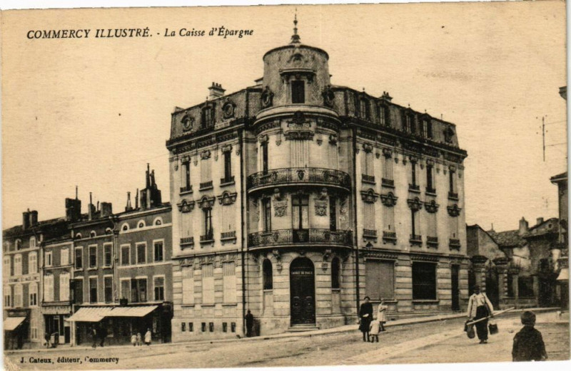 Carte postale ancienne Commercy-La Caisse d'Epargne à Commercy
