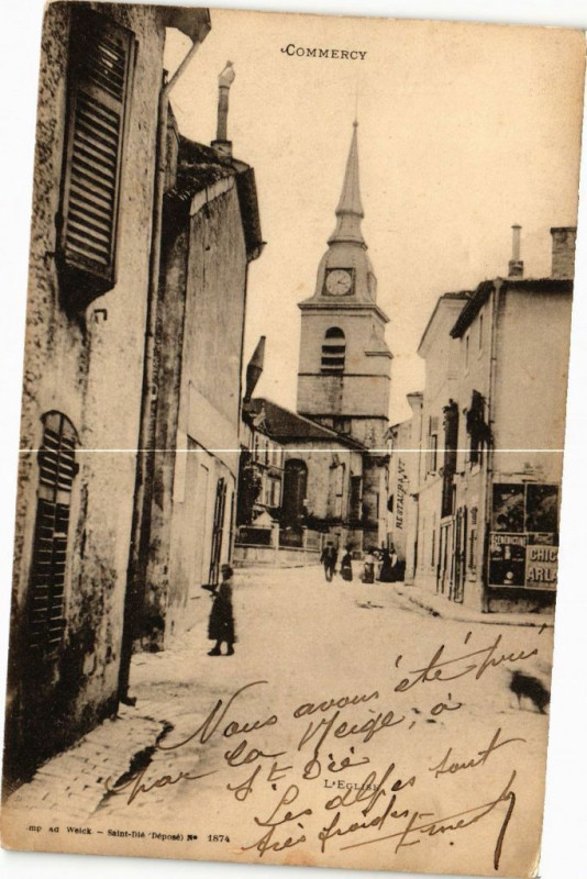 Carte postale ancienne Commercy-L'Eglise à Commercy